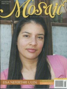 Eisa Ulen on the cover of Mosaic Literary Magazine